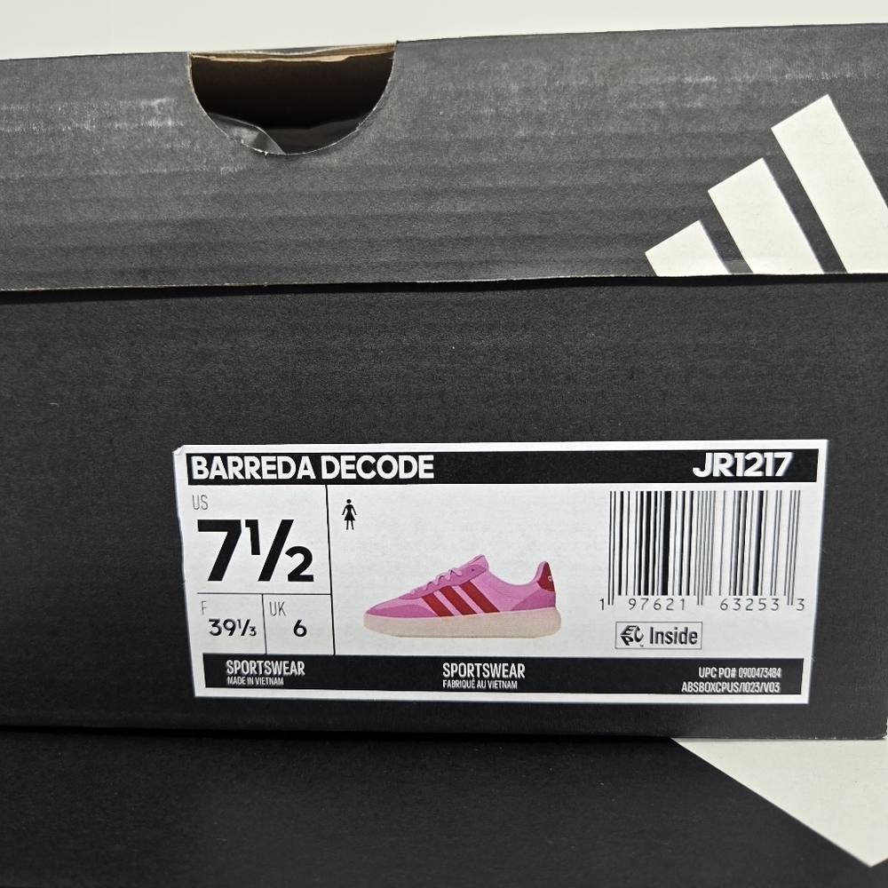 New adidas Barreda Decode Bliss Pink Pure Ruby Women's Shoes Size 7.5 - Picture 8 of 8